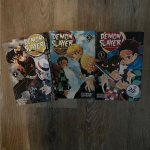 Demon Slayer Manga Volumes 1-3